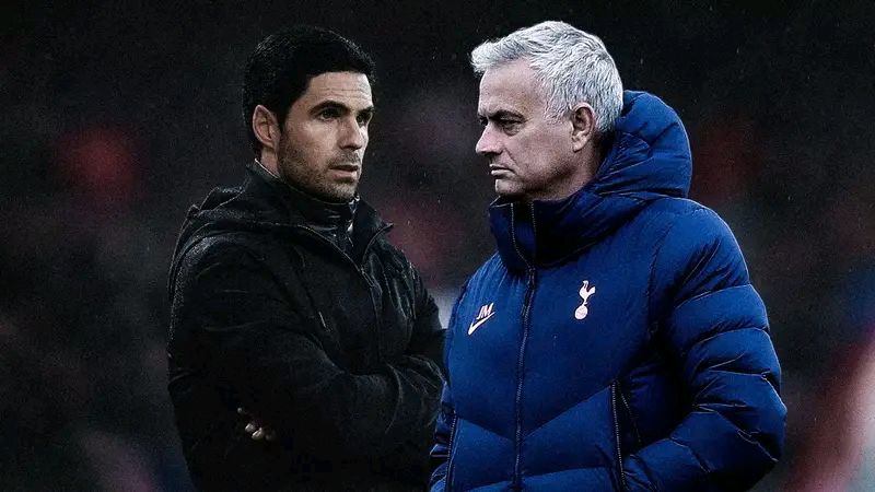 JOSE MOURINHO AMPA ONYO MIKEL ARTETA