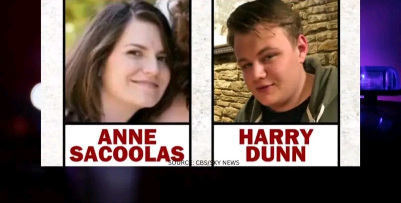 U.S. SPY, ANNA SACOOLAS, WHO KILLED A 19-YEAR-OLD BRITISH MAN, HARRY DUNN, TELLS INQUEST INTO HIS DEATH, “SHE WAS DRIVING LIKE AN AMERICAN” AT THE TIME OF THE ACCIDENT.