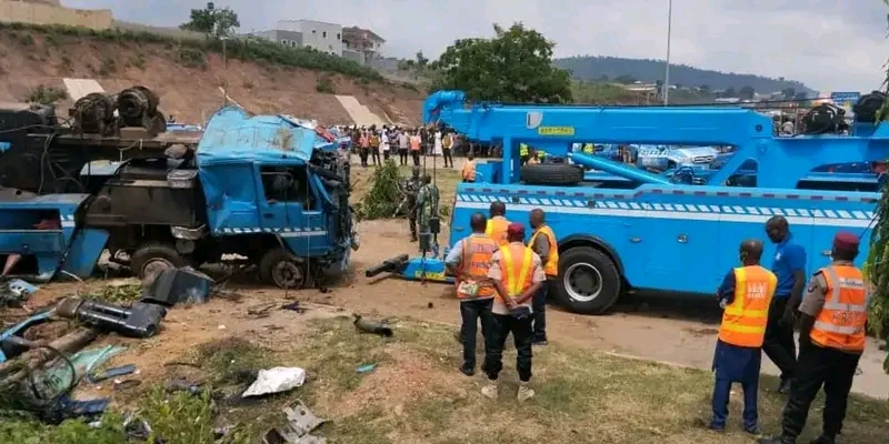 Tragedy struck on the Lagos-Ibadan expressway as a commercial bus collided with a truck, resulting in seven fatalities and 11 individuals sustaining injuries.