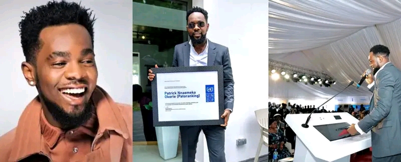 Musician Patoranking appointed as ambassador for UNDP in Africa.