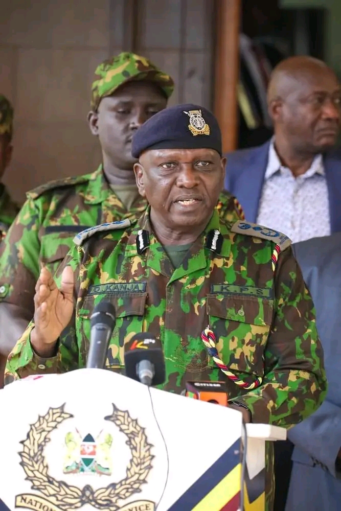 President Ruto Appoints officially Douglas Kanja as the Inspector General pf Police