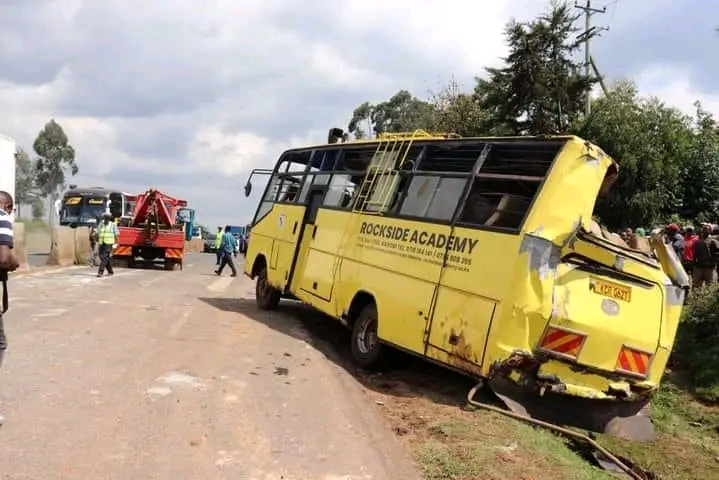 Molo Road Crash Injures 30 Students and Staff on Board