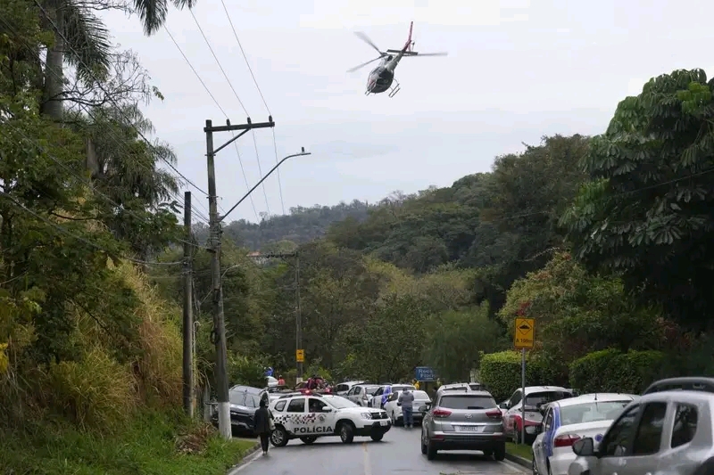 An airplane carrying 58 passengers and four crew members crashed Friday in Brazil’s Sao Paulo state, killing everyone on board, local officials said.