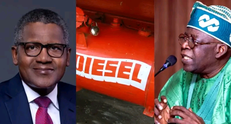 Marketers of petroleum products reached out to President Bola Tinubu with urgent concerns regarding the pricing of diesel from Dangote Refinery.