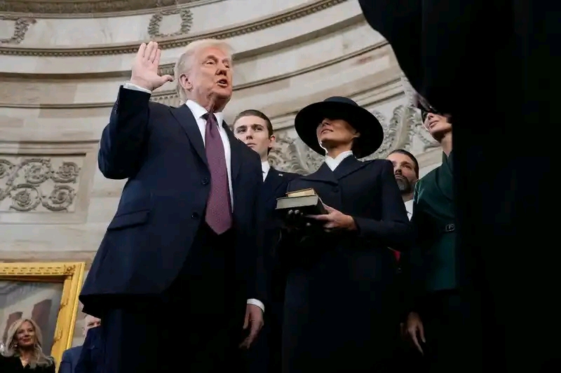 Donald Trump sworn in as 47th President of the United States.