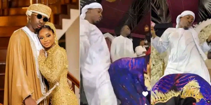 Enioluwa became the center of attention after a strikingly voluptuous woman made quite an impression on him during his best friend Priscilla Ojo’s wedding in Tanzania.